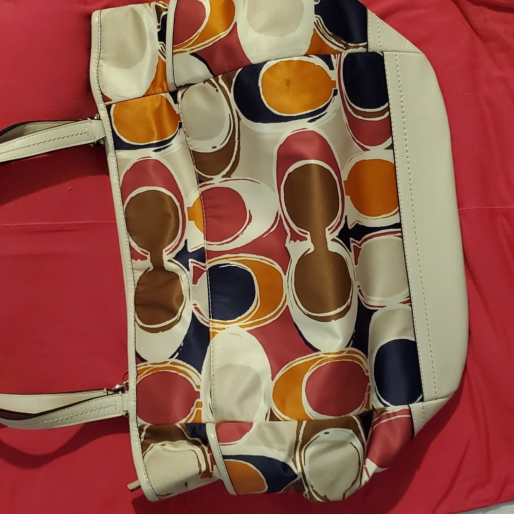 *Coach Bag w/Multi colored C's